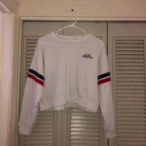 long sleeve crop top